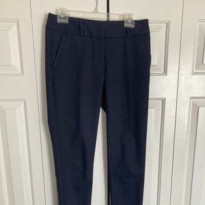 Anne Taylor Loft "Julie Skinny" Navy Blue Dress Pants, Size 2